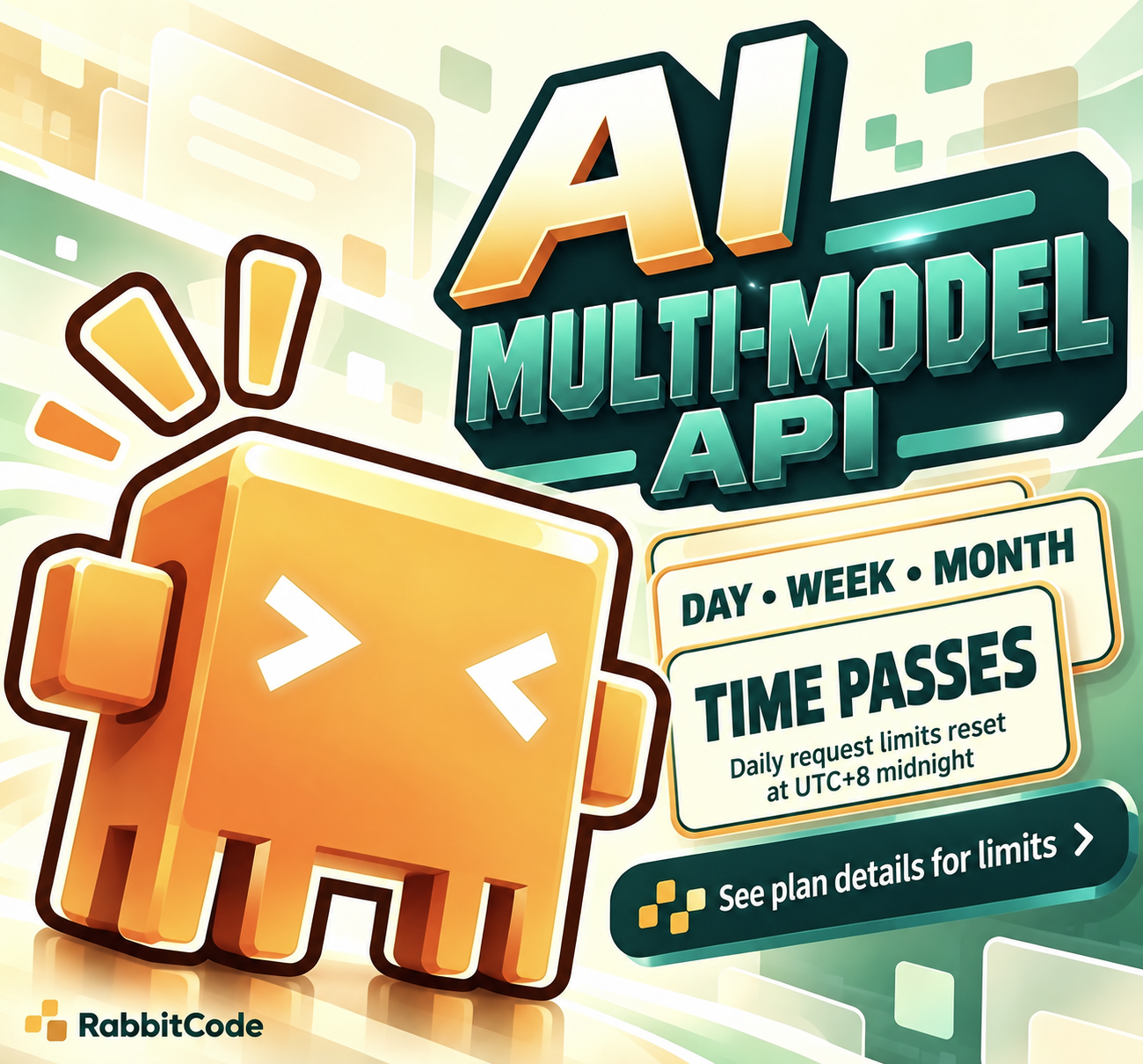 RabbitCode - Prepaid API passes and request packs, with no recurring subscription
